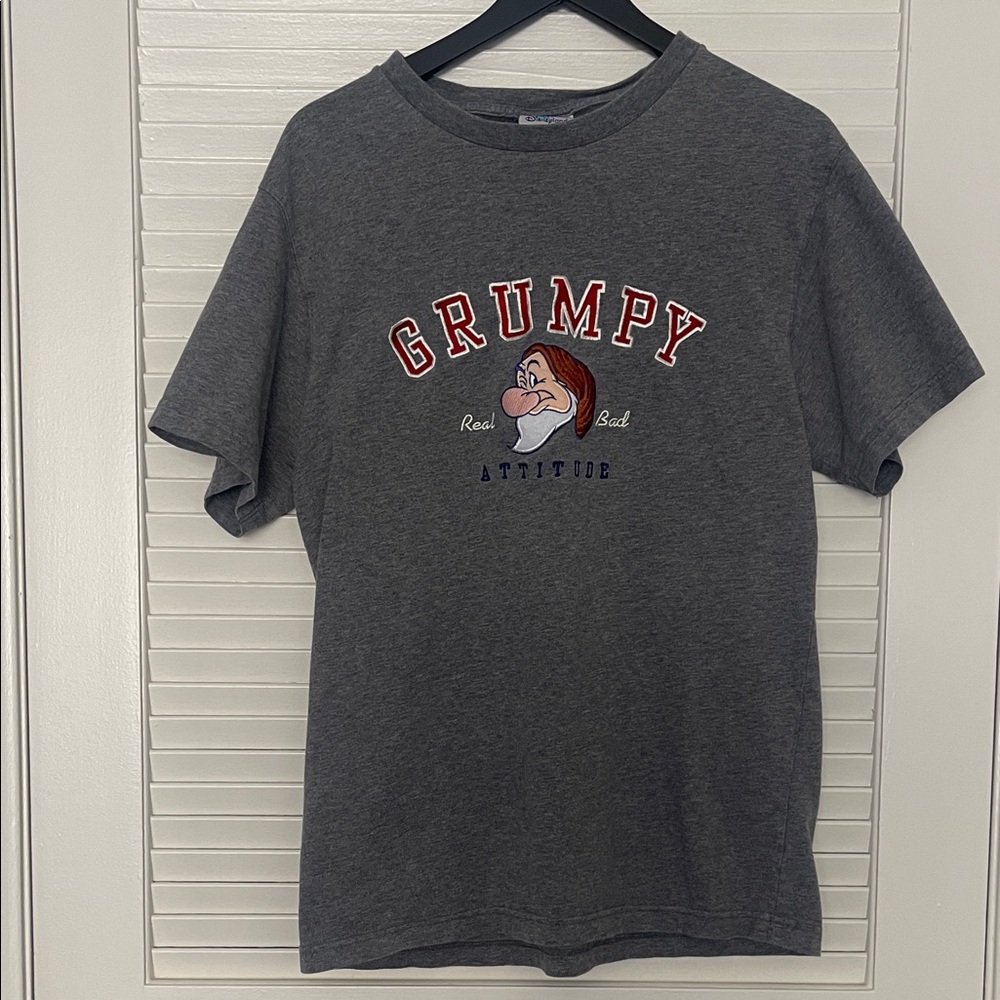 Disneyland Grumpy T Shirt disney parks exclusive Snow White.-Vintage - Picture 1 of 4